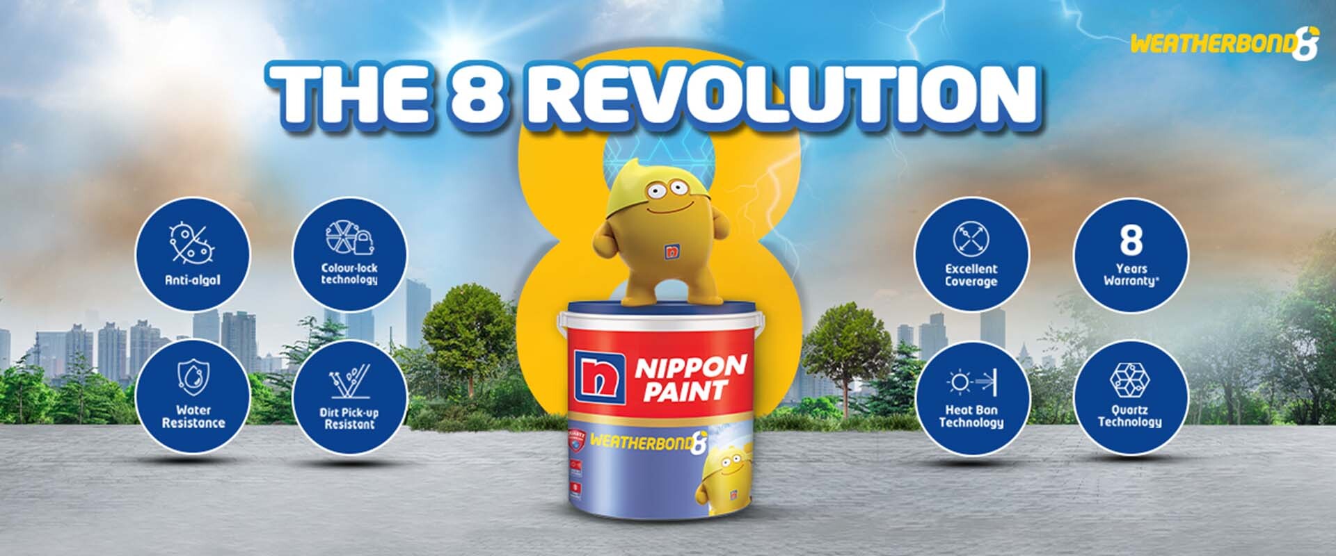 Nippon blurred background